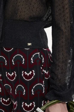 Blouse Col Lavaliere A Manches Longues