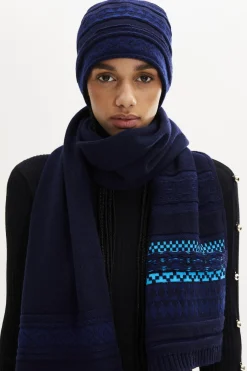 Bonnet Maille Motif Fair Isle