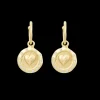 Boucles D'Oreilles Golden Medals Heart