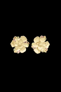 Boucles D'Oreilles Poetic Garden Striped Clover