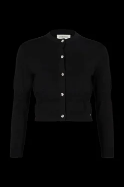 Cardigan Col Rond A Manches Longues