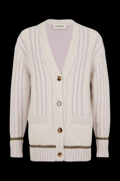 Cardigan Col V A Manches Longues