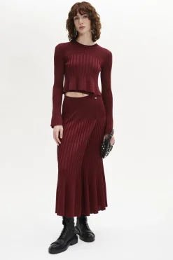 Jupe Taille Haute Elastiquee