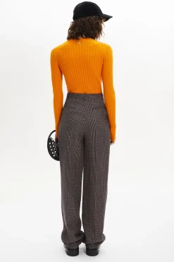 Pantalon A Pinces A Carreaux Prince De Galles