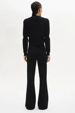Pantalon Taille Haute Coupe Flare