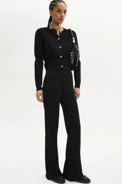 Pantalon Taille Haute Coupe Flare