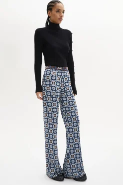 Pantalon Taille Haute, Coupe Flare