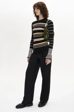 Pull Col Rond A Manches Longues