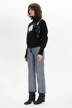 Pull Col Roule A Manches Longues