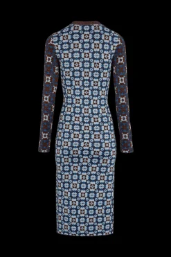 Robe Col Rond A Manches Longues