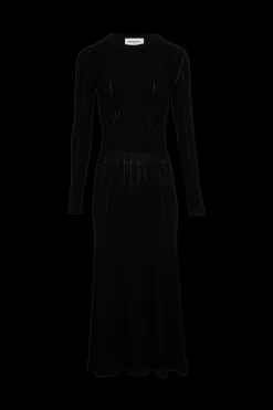 Robe Col Rond A Manches Longues