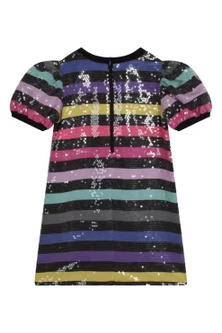 Robe Fille Sequins Rayee