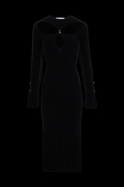 Robe Manches Longues En Viscose