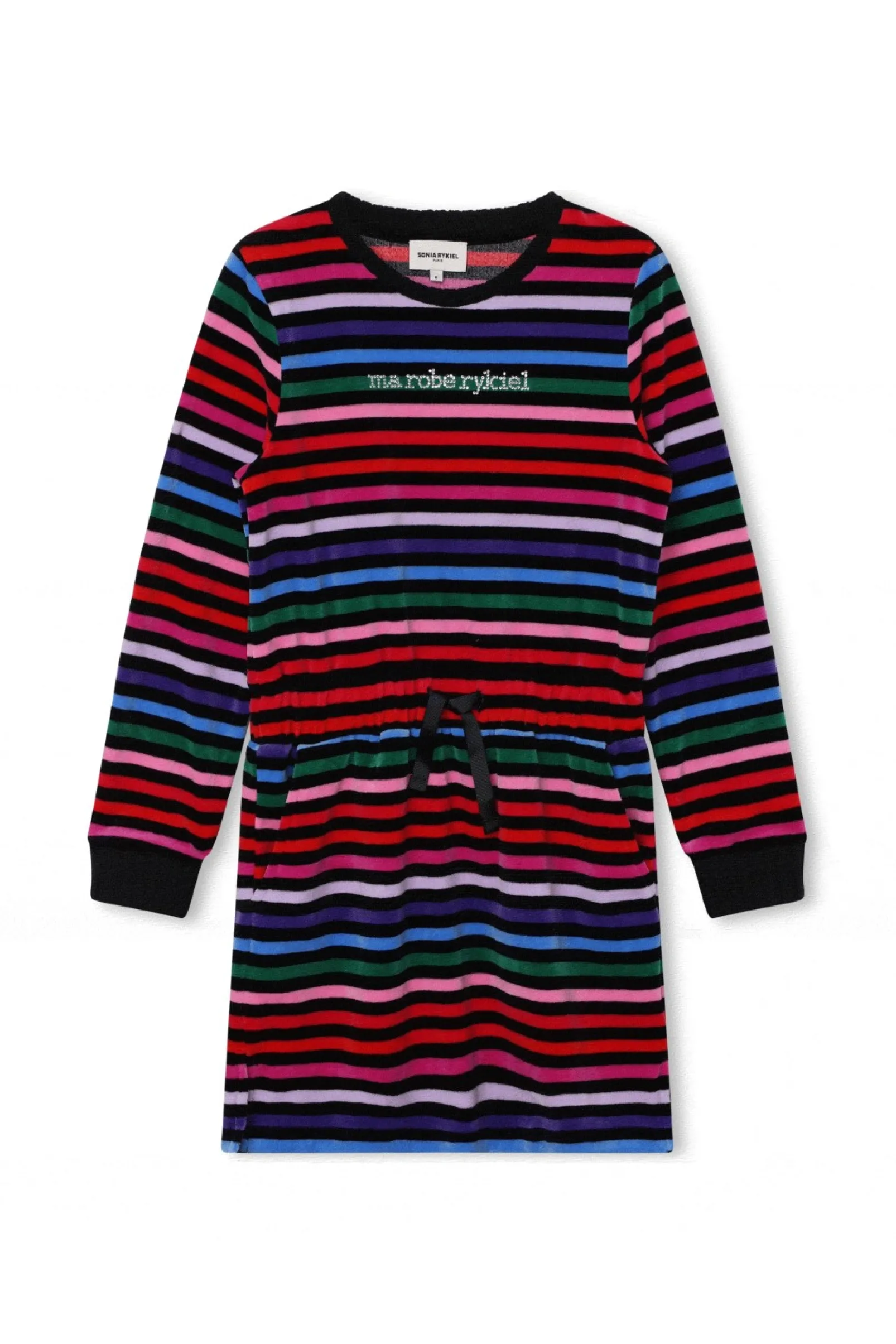 Robe Rayee Multicolore Velours