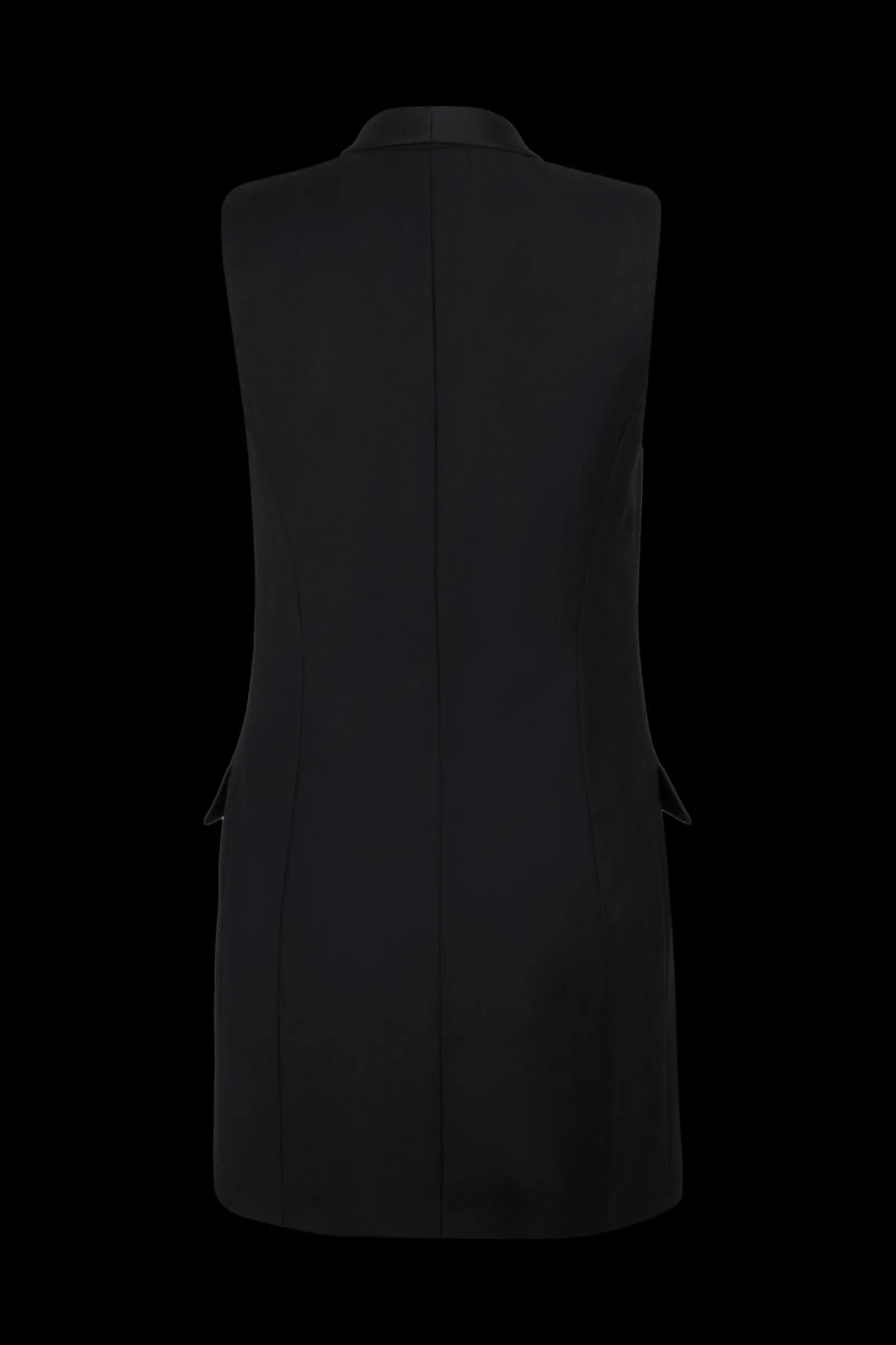 Robe Tailleur Sans Manches En Laine Froide