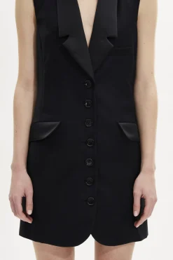 Robe Tailleur Sans Manches En Laine Froide