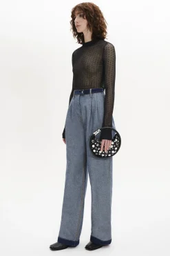 Top Col Rond A Manches Longues