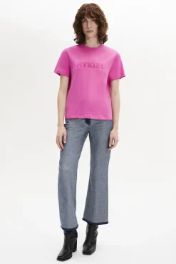 T-Shirt Col Rond Manches Courtes