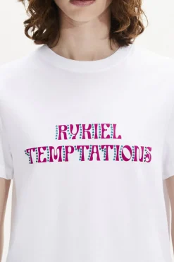 T-Shirt Col Rond Manches Courtes En Jersey De Coton